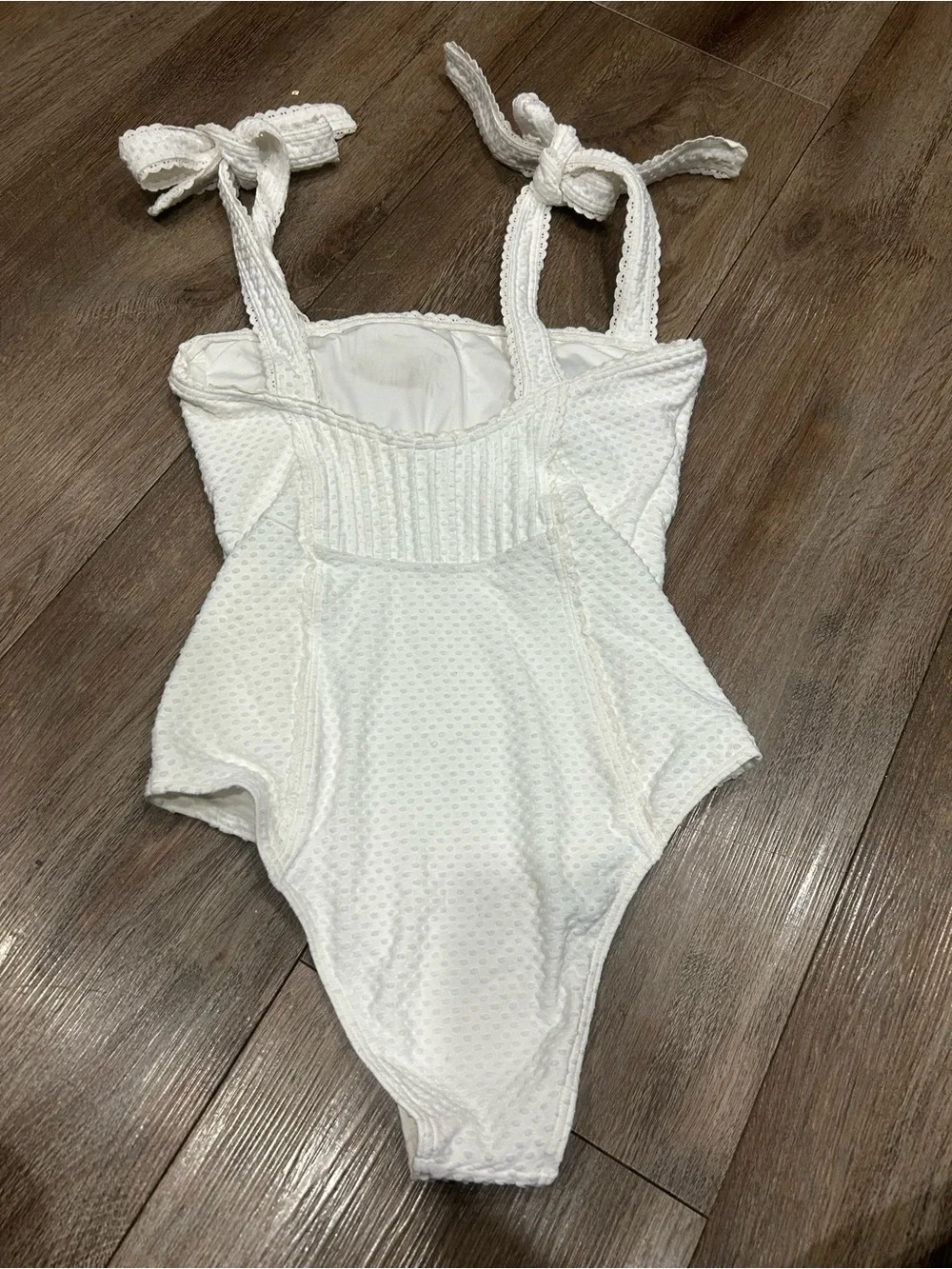 NWT Peony Swim Pintucked One Piece